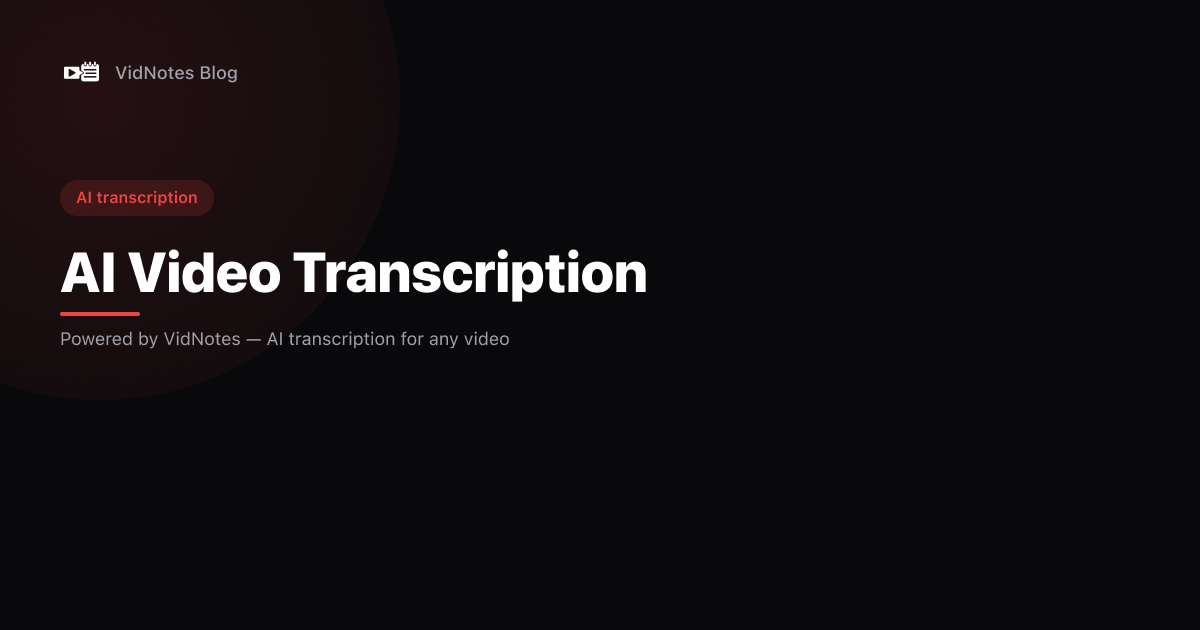 Transcribe Chinese Video to Text with AI