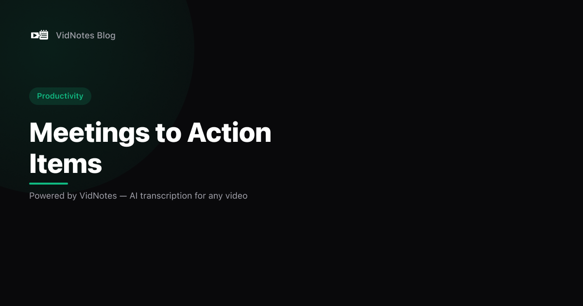 AI Meeting Transcripts: How Teams Are Reclaiming Their Time
